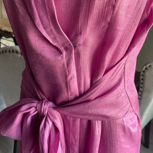 COPY - Unique 21 Pink Satin Mini Dress - Picture 3 of 10